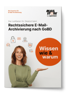 Cover Leitfaden Rechtssichere E-Mail-Archivierung nach GoBD